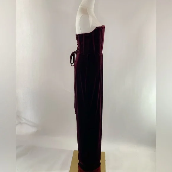 Bronx and Banco Florentina Corset Gown in Scarlet, M - Picture 9 of 14